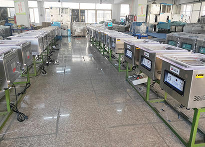 Modified atmosphere packing machine